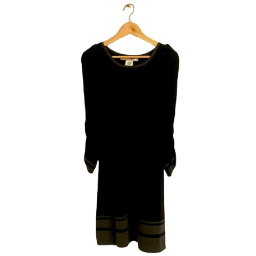 Max Studio black and gray sweater dress size xs
